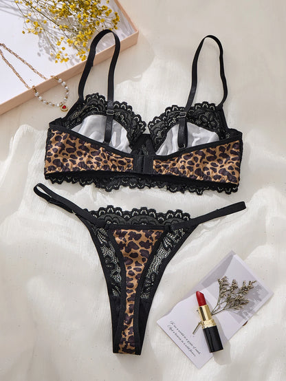 LINCARIE – Embroidered Push-Up Lingerie Set