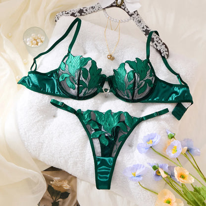 LINCARIE – Embroidered Push-Up Lingerie Set
