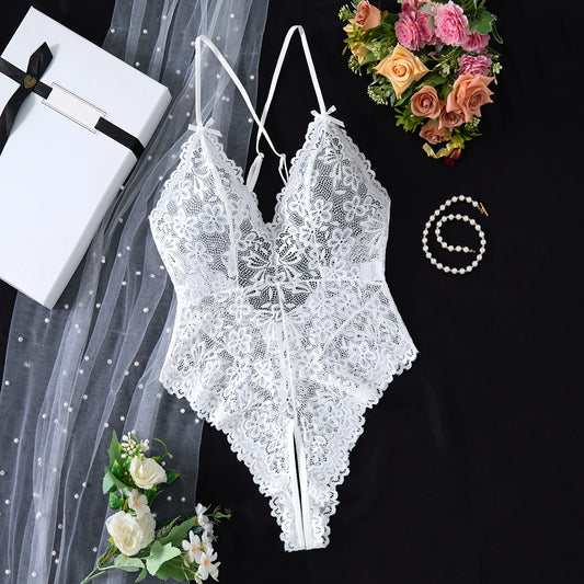 LINCARIE – Back-Strap Elegance Bodysuit Lingerie Set