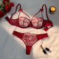 LINCARIE – Embroidered Floral Push-Up Lingerie Set