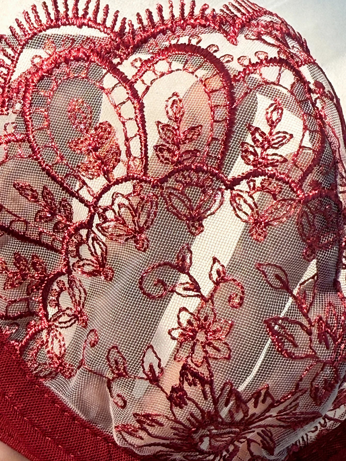 LINCARIE – Embroidered Floral Push-Up Lingerie Set