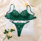 LINCARIE – Embroidered Floral Push-Up Lingerie Set
